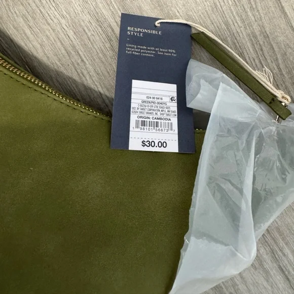 Universal Thread - Slouchy Crescent Sling Handbag - Universal Thread  Green - Picture 4 of 7